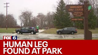 Human leg found at Milwaukee County park | FOX6 News Milwaukee