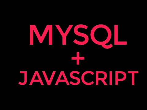 Mysql con JavaScript  - Tutorial