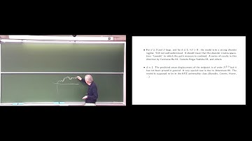 Kyoto Univ. "Random polymers" Prof. Erwin Bolthausen