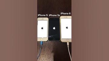 iPhone 5 vs iPhone 5s vs iPhone 6 on iOS 10 boot up test #shorts #ios10 #iphone5 #iphone5s #iphone6