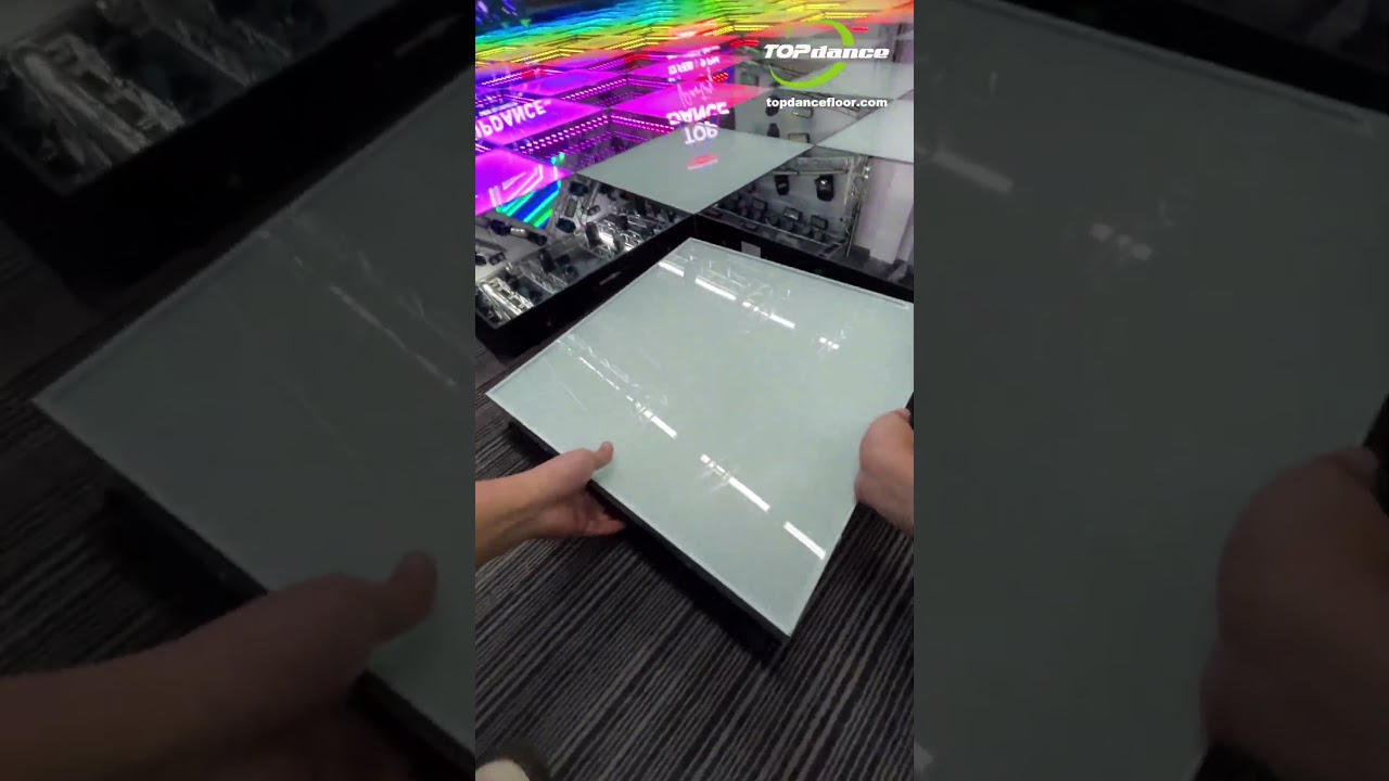 LED dance floor — set up fast, dance all night long. 🎶