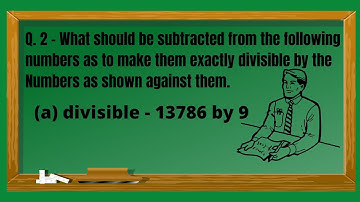 What should be subtracted from the following numbers to make them exactly divisible by the numbers