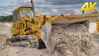 Cat 983B Digging out Deep Trench