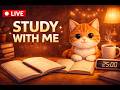 🔴 LIVE | 6 hours Study With Me 📚