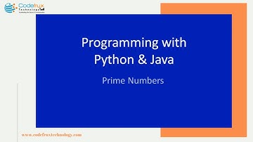 How to print Prime Numbers using Python| Python Training Video