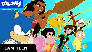 Team Teen: Cartoon Heroes Unite | ALL EPISODES