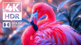 Explore the Natural Colors of the World in 4K HDR - with Cinematic Music (Animal Colorful Life)