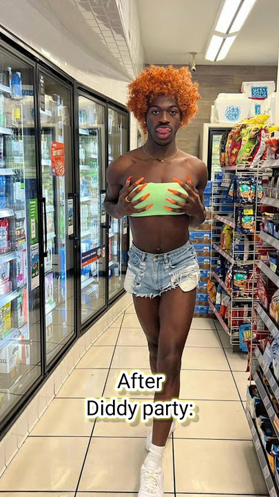 Lil Nas X after before p.diddy party!!#p.diddy #lilnasx #shorts