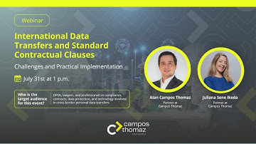 Webinar: LGPD Standard Contractual Clauses in Internacional Data Transfer