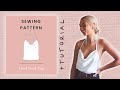 COWL NECK CAMI TUTORIAL + Patterns Now Available Size 0-12 // How to Sew a Cowl Neck Top