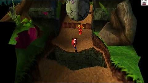 Crash Bandicoot (PAL) 100% Part 16 - Boulder Dash [1st visit] (No commentary)