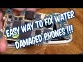 How to fix samsung phone dropped in water not working