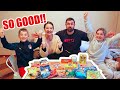 New Zealand Family Tries American CHIPS and CANDY Sent in by Subscriber from Kentucky!!