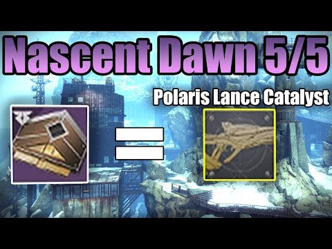 Video: Destiny 2 Nascent Dawn Meklējumi: 5/5 Paskaidrots Un Kā Atbloķēt Polaris Lance