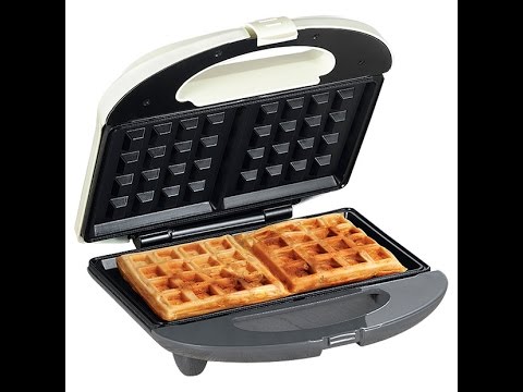 جهاز صنع بسكويت الوافل الكهربائي Kenbrook 750 Watt Waffle Maker