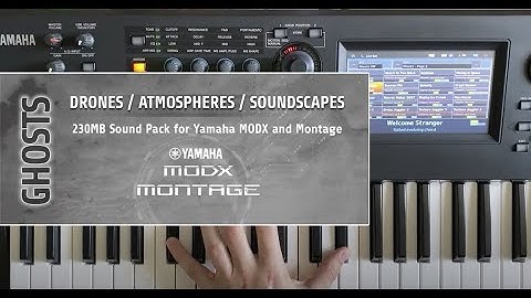 Yamaha MODX and Montage 230MB Ambient soundpack - "Ghosts" - Drones/Atmospheres/Soundscapes/FX