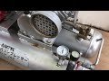 ナカトミ ECP-163 エンジン エアー コンプレッサー ダブルタンク 5.5馬力 タンク 58L