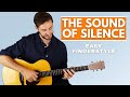 How to play the sound of silence on guitar  beginner fingerstyle simon and garfunkel