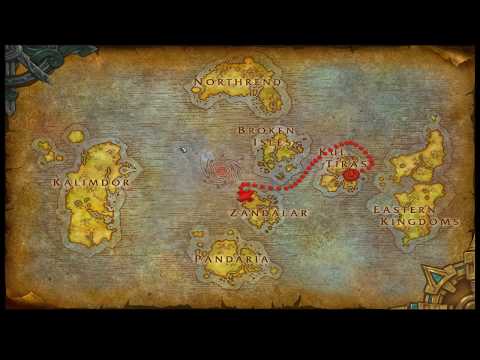 How to get from Kul Tiras to Zandalar WoW Alliance