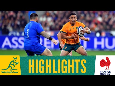 HIGHLIGHTS | France vs Wallabies | 2022 Spring Tour