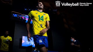 Douglas Souza 🇧🇷 always DANGEROUS at the net! | Volleyball World