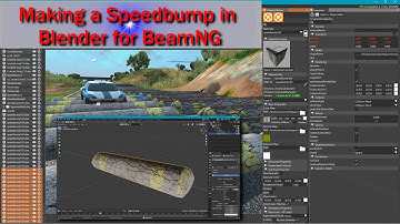 Making a Speedbump in Blender for BeamNG