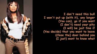 What About Us? by Brandy (Lyrics)