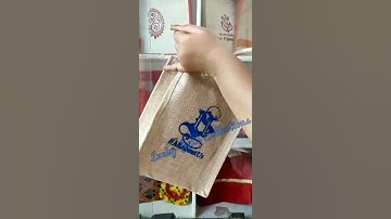 Wedding Printed jute bags | Custom jute bag | Cashew Jute bag || Lucky Jute Collections | Hyderabad
