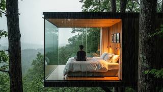This guy builds a forest cabin in just 30 minutes. From start to finish! @SashaJuliardD