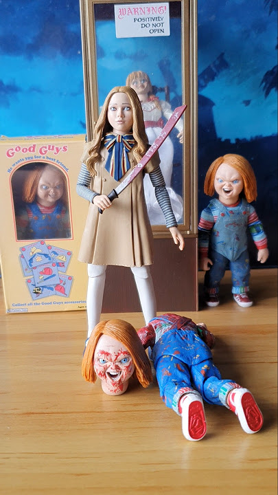 M3GAN Meets Chucky 😱 | NECA Horror Figure Setup 🔪