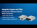 Miconverter miniature ethernet media converters by omnitron systems