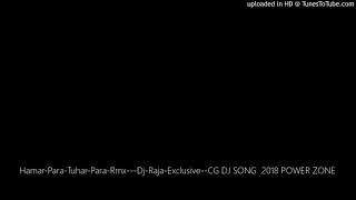 Hamar-Para-Tuhar-Para-Rmx---Dj-Raja-Exclusive--CG DJ SONG  2018 POWER ZONE