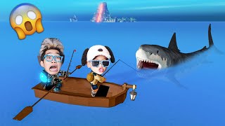 PARAH MANCING IKAN SUPER MEGALODON DI SAMUDRA HINDIA ROBLOX!!! HANYA 8% ORANG YG SELAMAT!!! screenshot 4