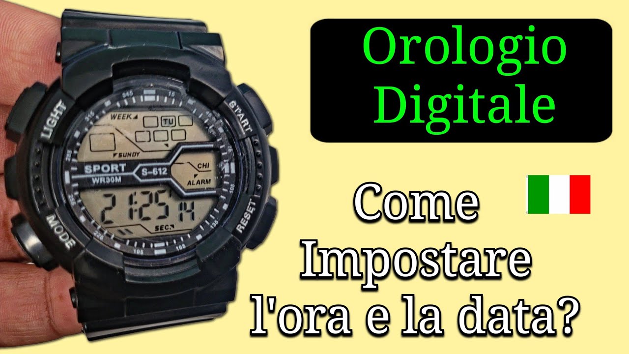 Come regolare un orologio