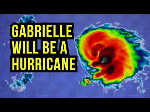 Gabrielle is about to Strengthen into a Hurricane...