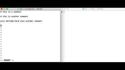 Tcl Tutorial - Part 3 - Comments