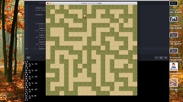 ランダム移動による迷路探索をじっと眺めてみた