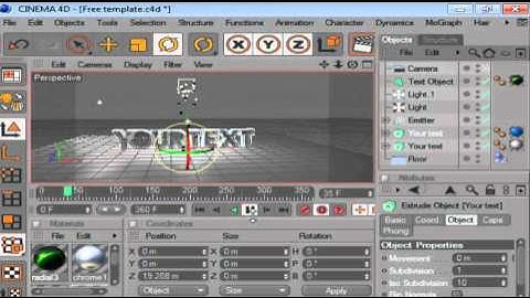 How to render a intro in cinema 4D