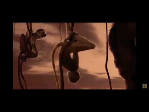 Dinosaur (2000) Monkey trouble scene HD