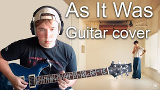 Harry Styles - As It Was (Guitar cover)
