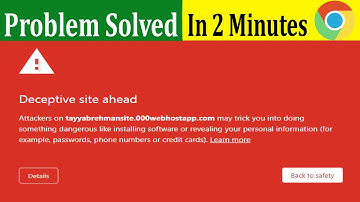 How To Fix Deceptive Site Ahead Error in Google Chrome|How To Solve Deceptive Site Ahead|Mr TR Tech
