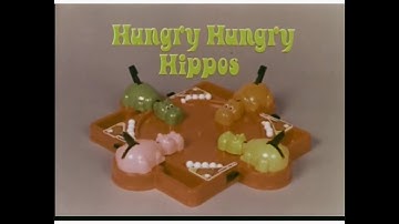 Hungry Hungry Hippos Game Commercial (1978)