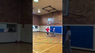 Vince carter honey dip dunk with assist from YMCA staff member