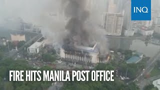 Fire hits Manila Central Post Office