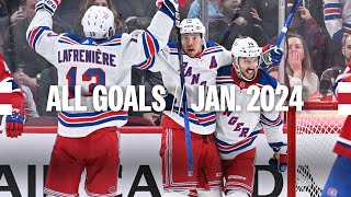 Every New York Rangers Goal: January 2024