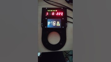 Homemade Thrustmaster T300 display test with Simhub