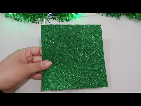 شجرة الكريسماس من ورقة فوم واحدة