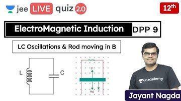 JEE: ElectroMagnetic Induction DPP 9 | Unacademy JEE | JEE Physics | Jayant Nagda