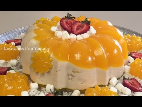 Gelatina de Guayaba 3 leches y Mango.
