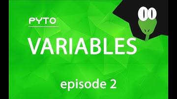 Episode 2 : Variables | Pytorial